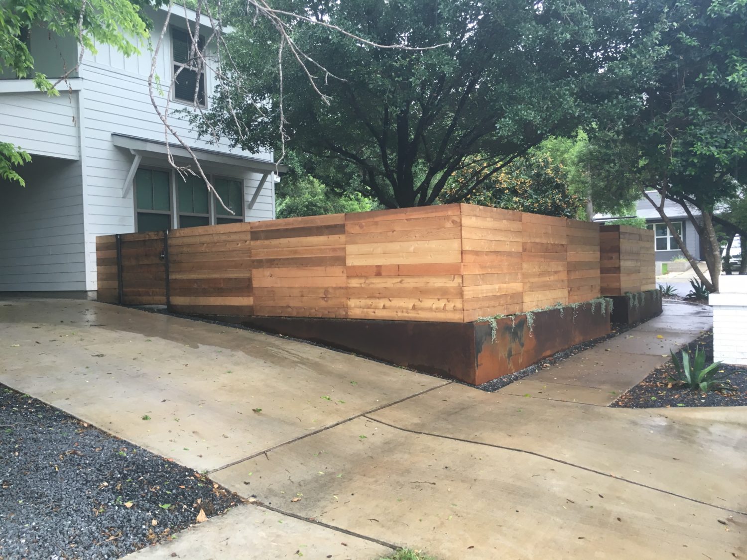 Austin landscape and design - retaining walls