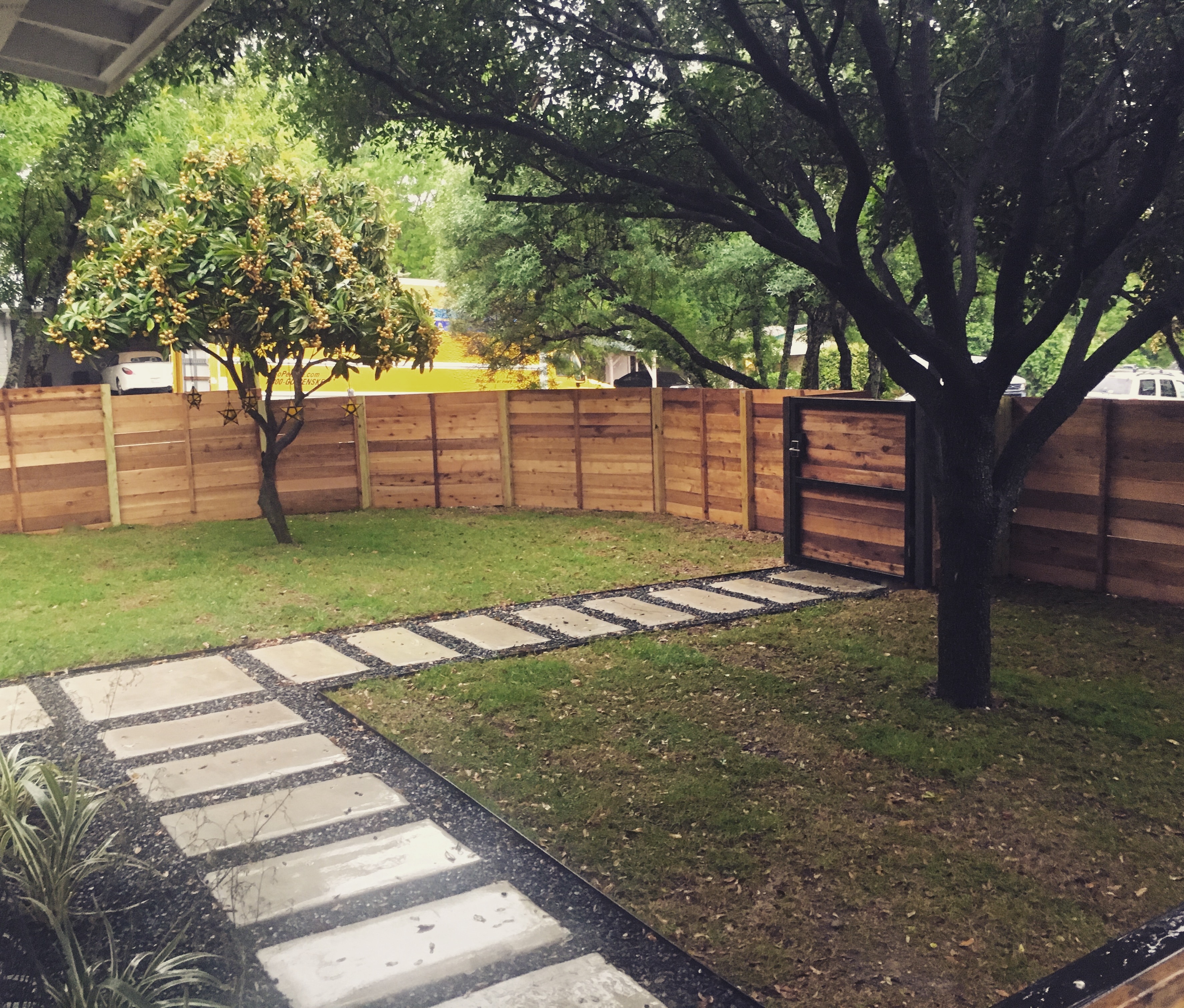 CONCRETE PAVERS & BASALT GRAVEL