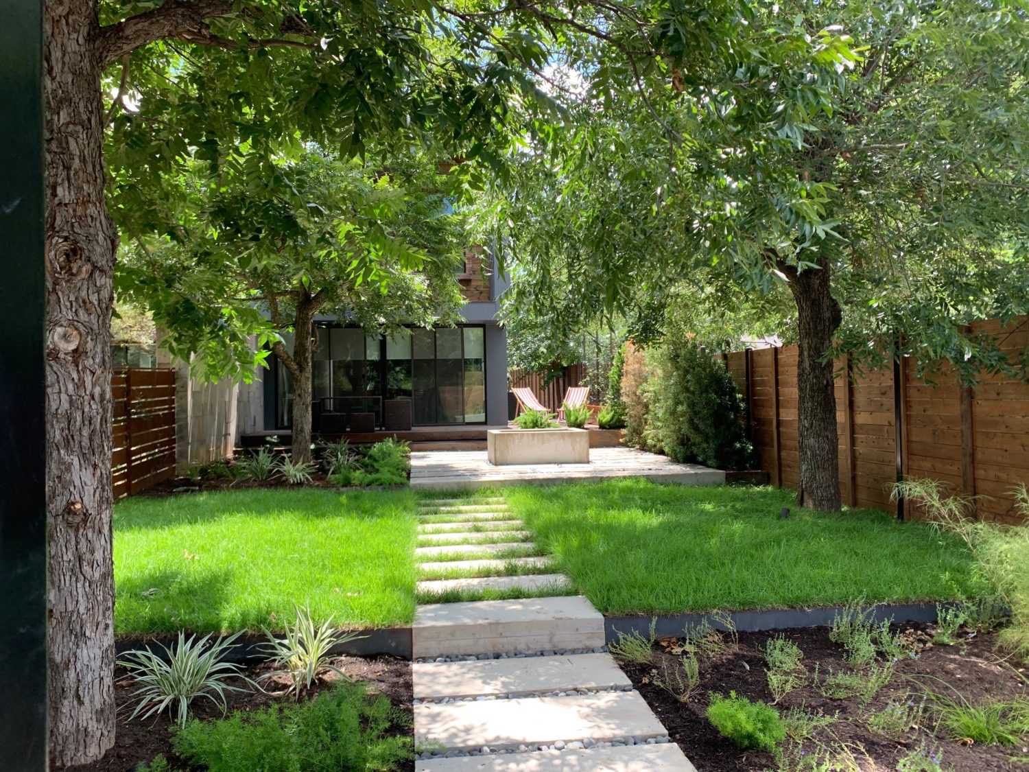 Austin landscape and design - front yard