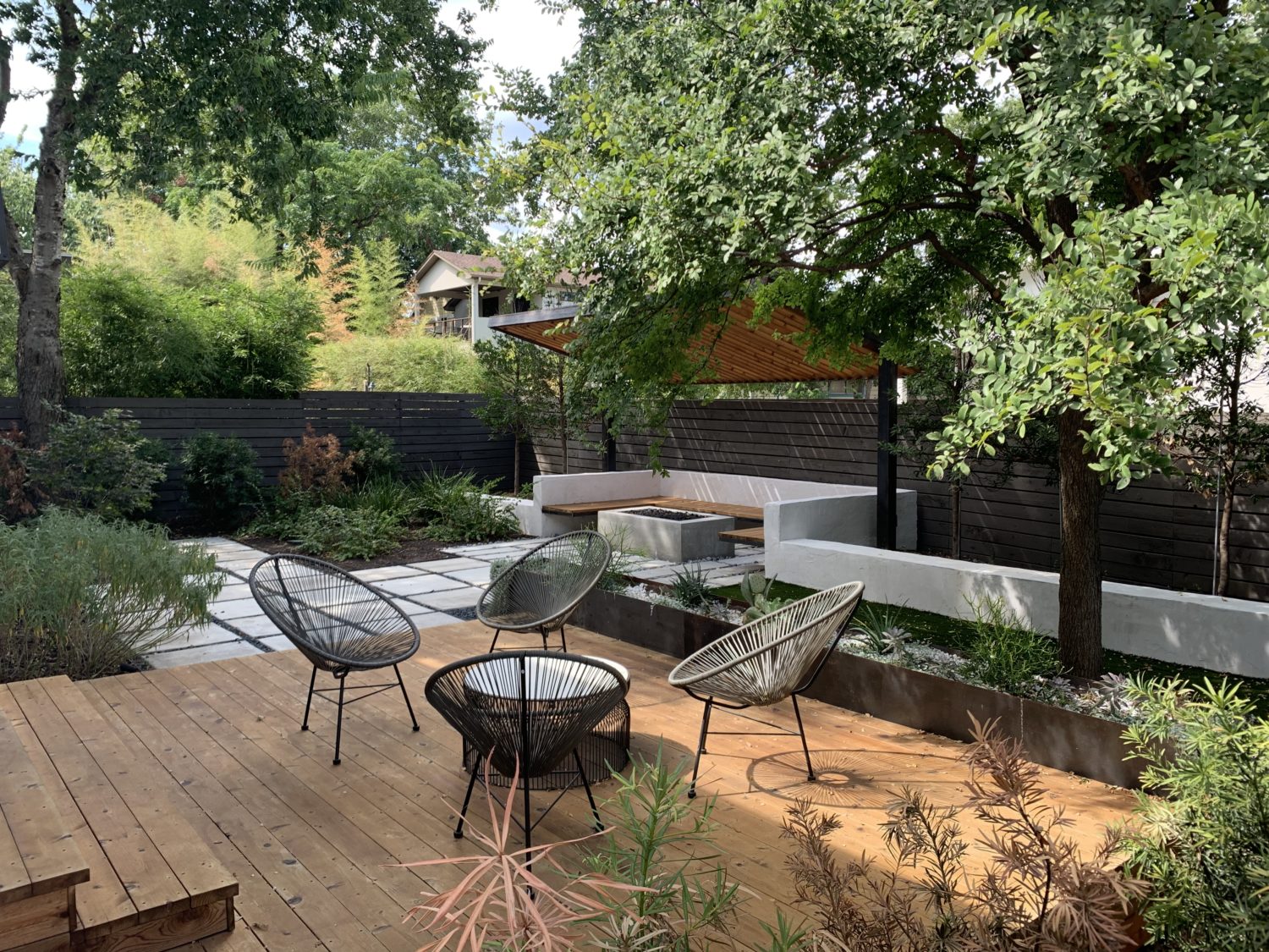 Austin landscape and design - Zilker backyard retreat