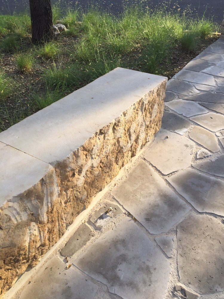 Austin landscape and design - lueders stone and love grass