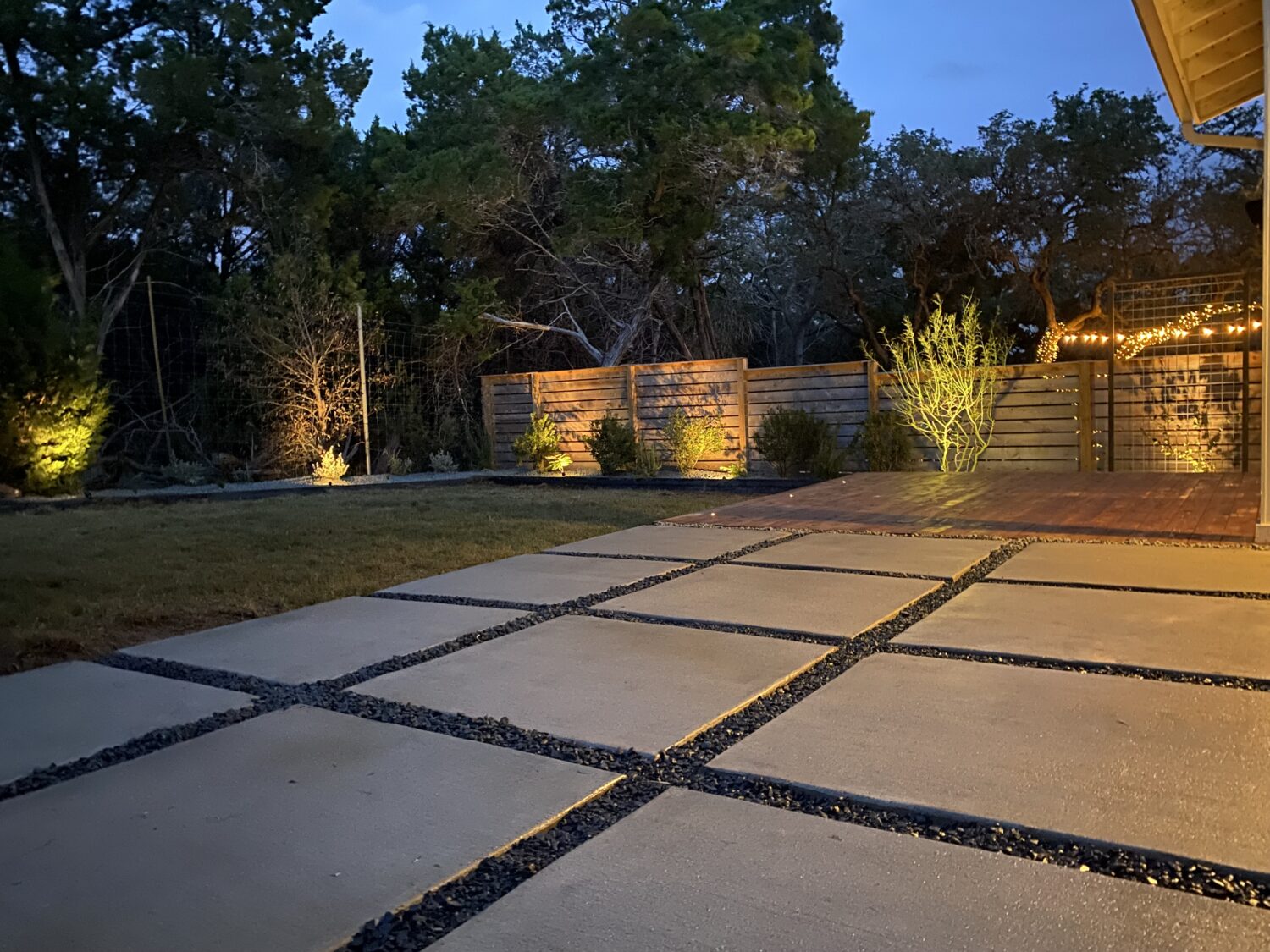 Austin landscape and design - lighting