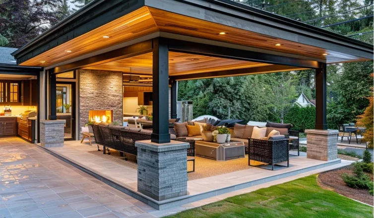 Beautiful Inside Outside Decking