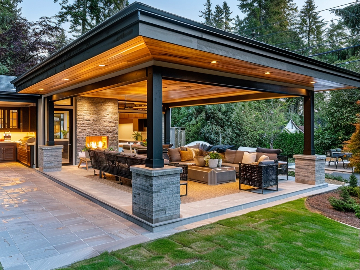 Beautiful Inside Outside Decking