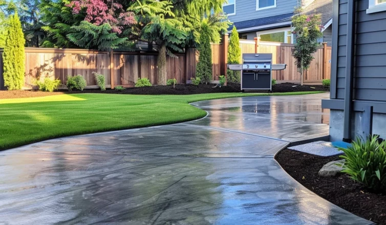Backyard Patio Concrete