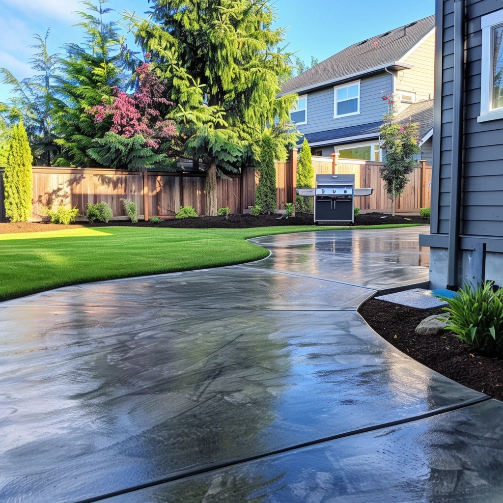 Backyard Patio Concrete